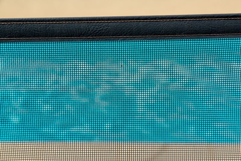 Close-up of Mesh Fence Mesh Material