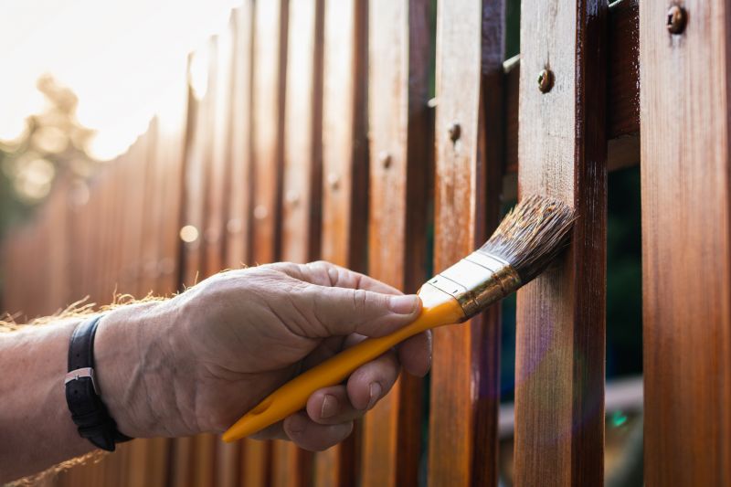 Fence Painting Process