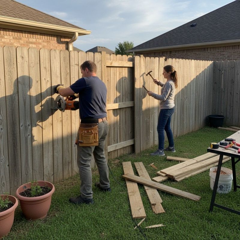 Local Privacy Fence Repair pros at work